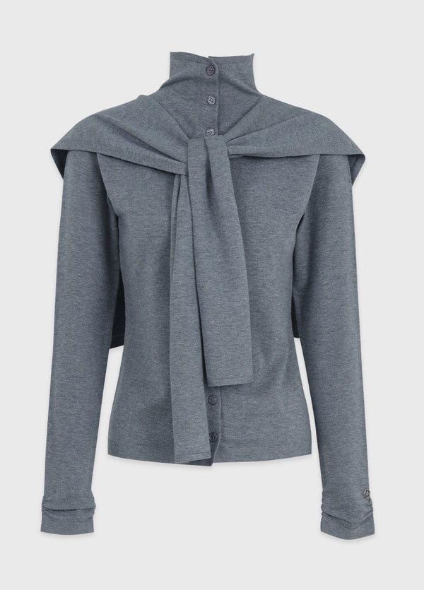 Wyatt Two-way Knit-Shawl Setup