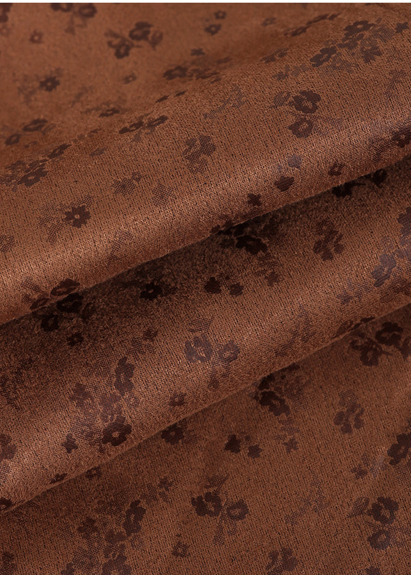 Zaki Suede Midi Skirt